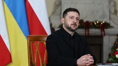 Zelenski'den Davos'a rest: Silah yoksa s�z de yok