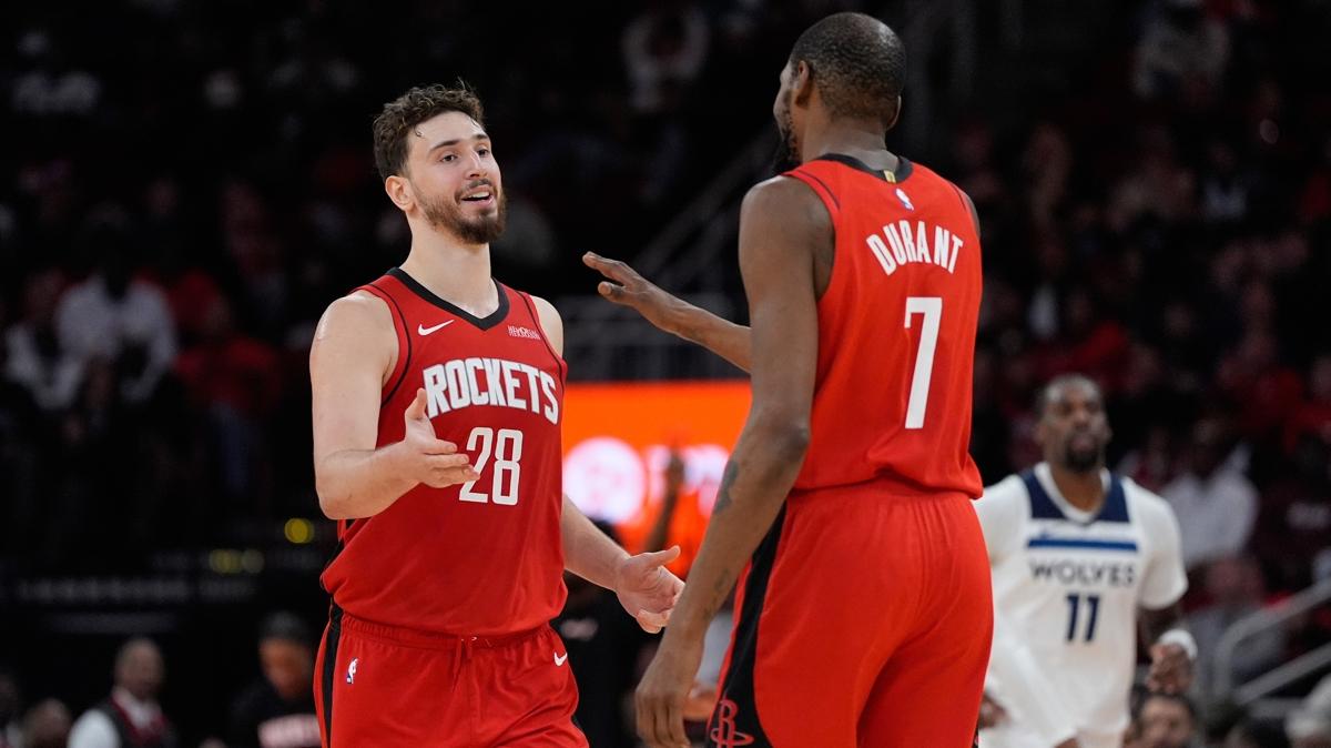 Alperen �eng�n Houston Rockets NBA ma�� foto�raflar� resimleri