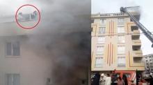 Sultanbeyli'de korkutan yang�n: 5 katl� bina dumanlarla kapland�