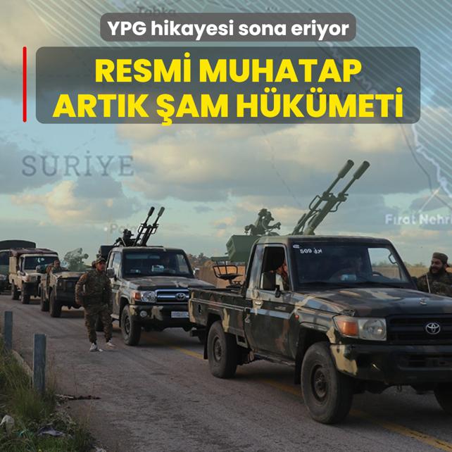 YPG hikayesi sona eriyor! Resmi muhatap art�k �am h�k�meti
