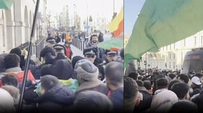 Avrupa'da YPG ter�r�: Polisle �at���p sa�a sola sald�rd�lar