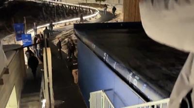 Davos'ta yang�n alarm�! Acil tahliye i�lemi ba�lat�ld�