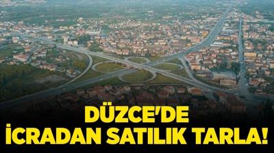 D�zce'de 2.000 metrekare icradan sat�l�k tarla!