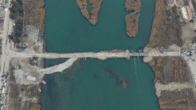 F�rat �zerindeki y�k�m Deyrizor'da hayat� durdurdu