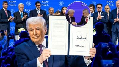 Gazze Bar�� Kurulu i�in imzalar at�ld�... Trump: Gazze'de ate�kes s�recek 