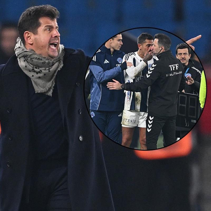 Emre Bel�zo�lu ma� sonu ��ld�rd�! 'Galatasaray'da olsa k�rm�z� ��kar m�?'