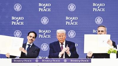 Davos'ta 59 �lkeden Bar�� Kurulu'na destek