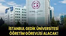 �stanbul Gedik �niversitesi ��retim G�revlisi alacak!