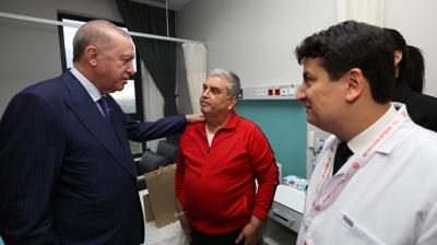 Ayd�n �ehir Hastanesi hizmete a��ld�... Ba�kan Erdo�an hastalar� ziyaret etti