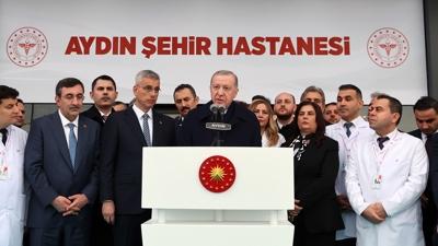 Ayd�n �ehir Hastanesi hizmete a��ld�... Ba�kan Erdo�an: Ayd�n kendi b�nyesinde ihtiya�lar�n� giderecek
