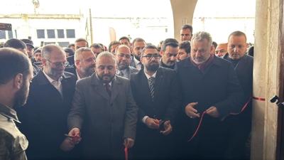 T�rk STK'lar�n deste�i ile Suriye'de tarihi camii yeniden ibadete a��ld�