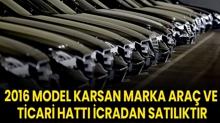2016 model Karsan marka ara� ve ticari hatt� icradan sat�l�kt�r