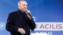 Ba�kan Erdo�an a��klamalarda bulunuyor
