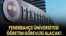 Fenerbah�e �niversitesi ��retim G�revlisi alacak!