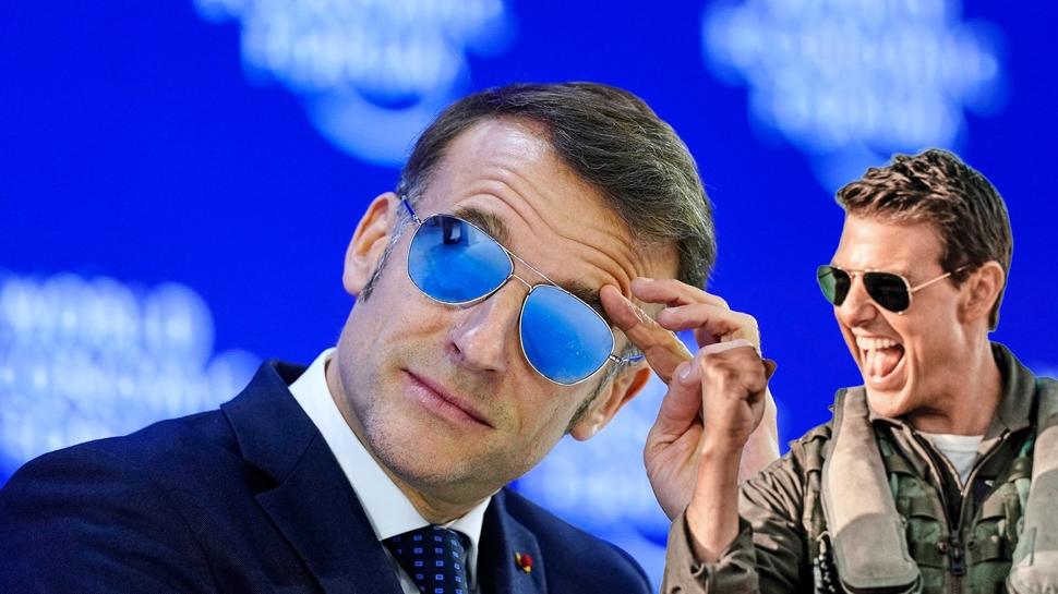 Top Gun g�zl���ne Macron dopingi