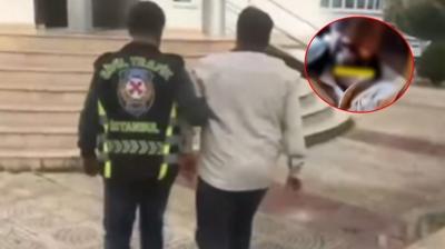 Yolunu kesti, cam� kafas�yla k�rd�: Trafik magandas� g�zalt�na al�nd�