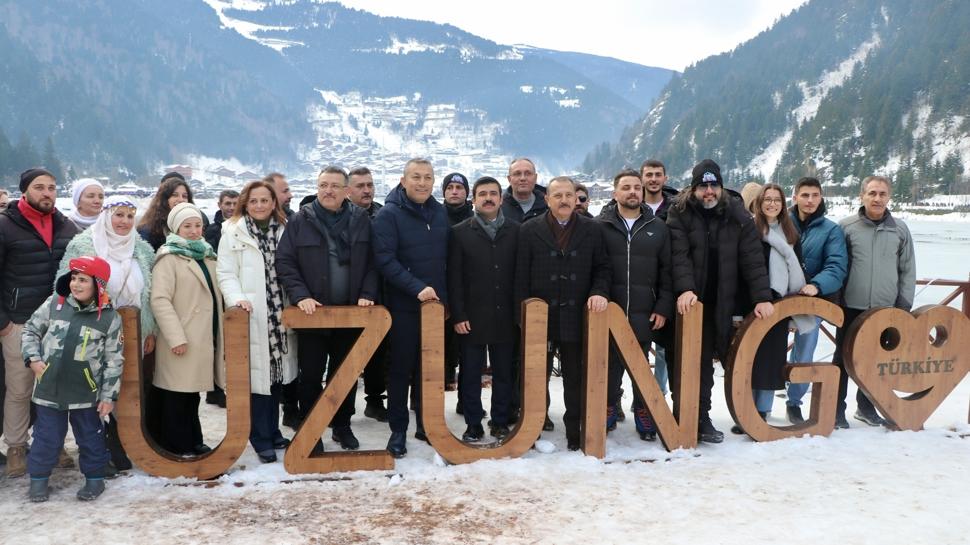�Uzung�l K�� Festivali� Trabzon'da ba�lad�