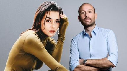 Hande Er�el'e yap�mc� sevgilisi Onur G�venatam'dan romantik  jest... A�k ve proje bir arada!