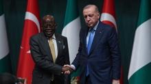 Ba�kan Erdo�an, Nijerya Cumhurba�kan� Tinubu onuruna yemek verdi