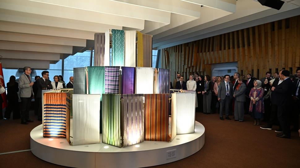 �T�rkiye Dokuma Atlas�-Kuma��n Haf�zas�� sergisi Anadolu'nun zenginli�ini Avrupa Konseyi'ne ta��d�