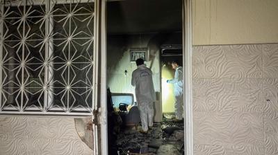 �zmir'de kahreden yang�n... K���k �ocuk hayat�n� kaybetti