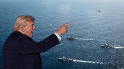 Trump, askeri operasyon sinyali verdi: G�zel bir donanma daha gidiyor