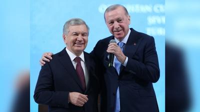 Ba�kan Erdo�an'dan �zbekistan mesaj�... 