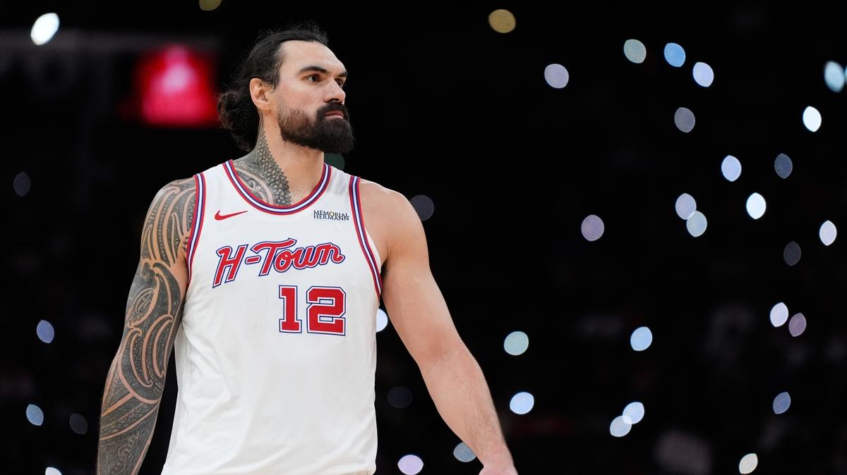 Houston Rockets Steven Adams sezonu kapatma foto�raflar� resimleri