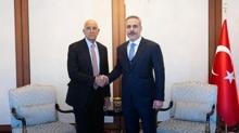 Ankara'da yo�un diplomasi: Bakan Fidan, Barrack'� kabul etti