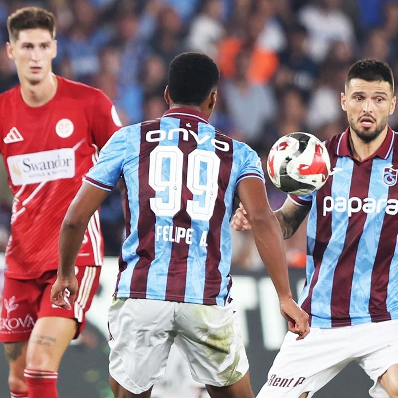 Trabzonspor ile Antalyaspor 60. kozlar�n� payla�acak
