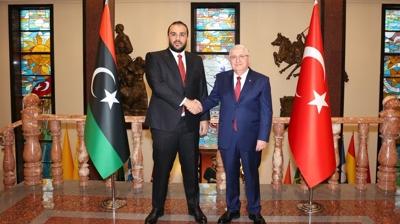 Bakan G�ler, Libya Savunma Bakan� Zubi'yi kabul etti