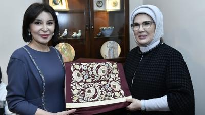 Emine Erdo�an'dan �zbekistan Cumhurba�kan� Mirziyoyev ile e�inin T�rkiye ziyaretine ili�kin payla��m