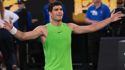 Carlos Alcaraz, Avustralya A��k'ta finale y�kseldi