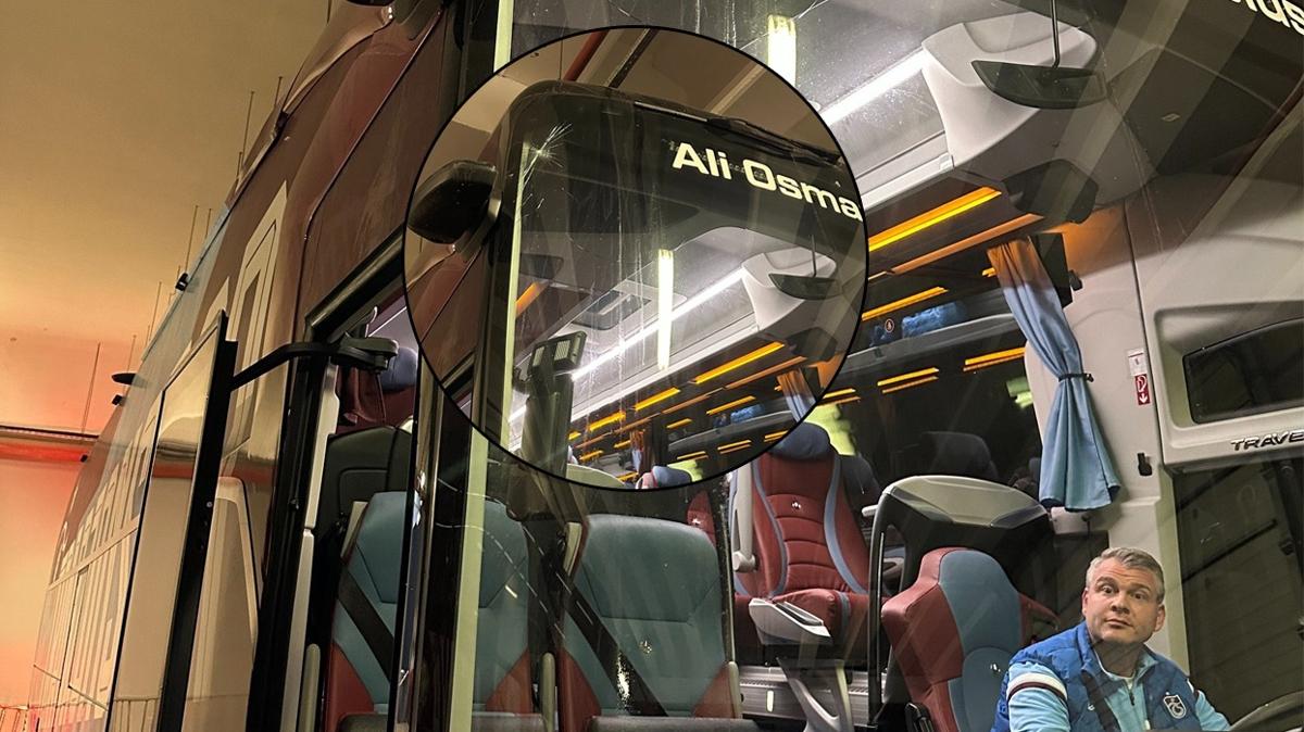 Trabzonspor otob�s sald�r� Antalyaspor foto�raflar� resimleri