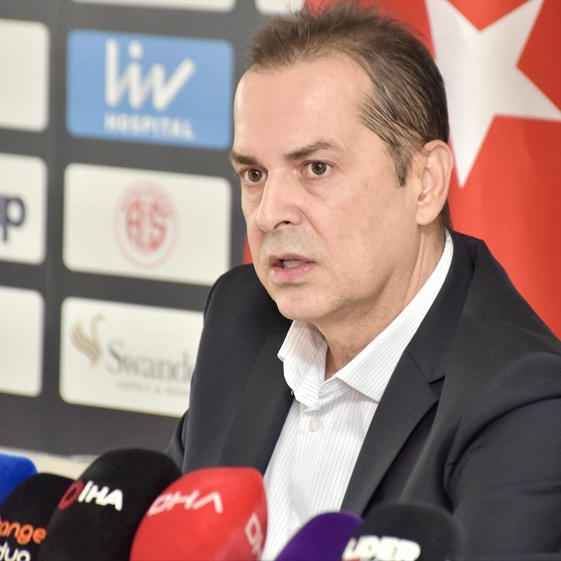 Antalyaspor Ba�kan� R�za Per�in: Hakemler daha dikkatli olurlarsa mutlu oluruz