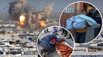 Katil �srail Gazze'yi vurdu! �ehit say�s� 29'a y�kseldi