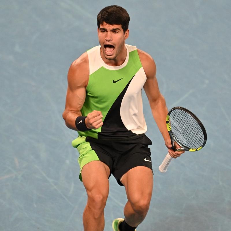 Avustralya A��k'ta �ampiyon Carlos Alcaraz!