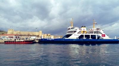 G�k�eada ve Bozcaada'da baz� feribot seferleri iptal edildi