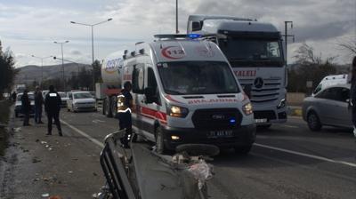 K�r�kkale'de feci kaza: Hastaneye kald�r�lan kad�n kurtar�lamad�