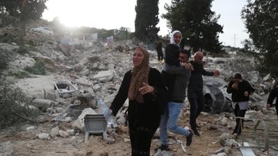 ��galci �srail'den Kud�s ku�atmas�: Evler bir bir yok ediliyor