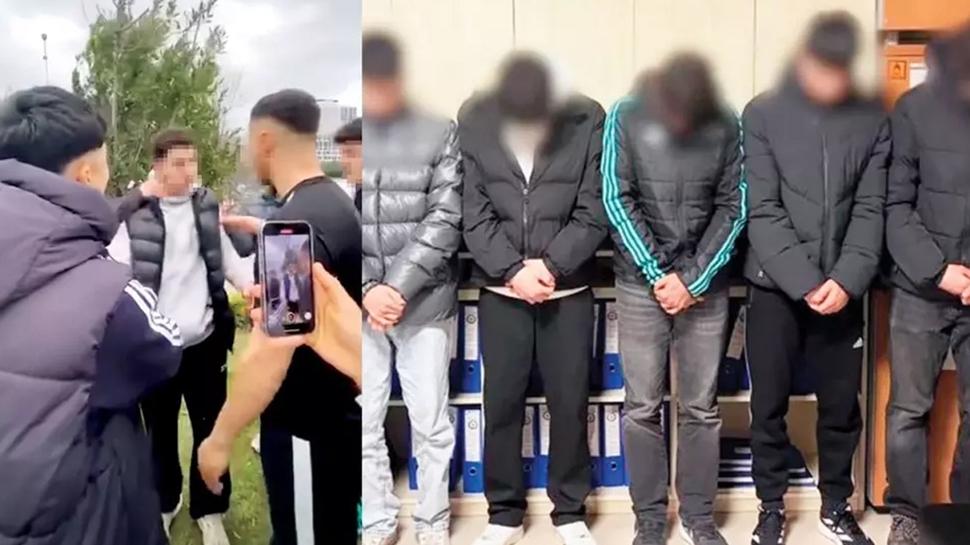 El �pt�ren zorbalar emniyette hizaya �ekildi