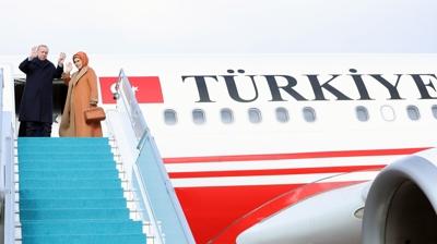 Ba�kan Erdo�an, Suudi Arabistan'dan ayr�ld�