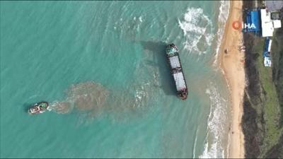 Karadeniz'de vurulmu�tu, �stanbul'da karaya oturdu! Kurtarma operasyonu devam ediyor