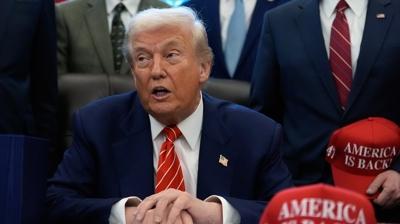 Trump'tan �ran mesaj�... 