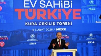 Y�zy�l�n konut projesinde D�zce sevinci: 2 bin 470 konut i�in kura �ekildi