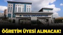 Hali� �niversitesi ��retim �yesi alacak!