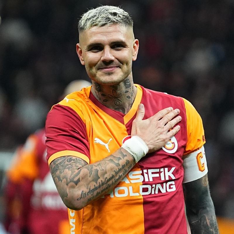 Tarihe ge�ti! Galatasaray'�n en golc�s� Mauro Icardi
