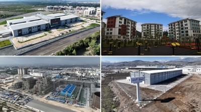 2027 y�lda tamamlanacak! Afet b�lgesinde ula�t�rma h�z kesmiyor