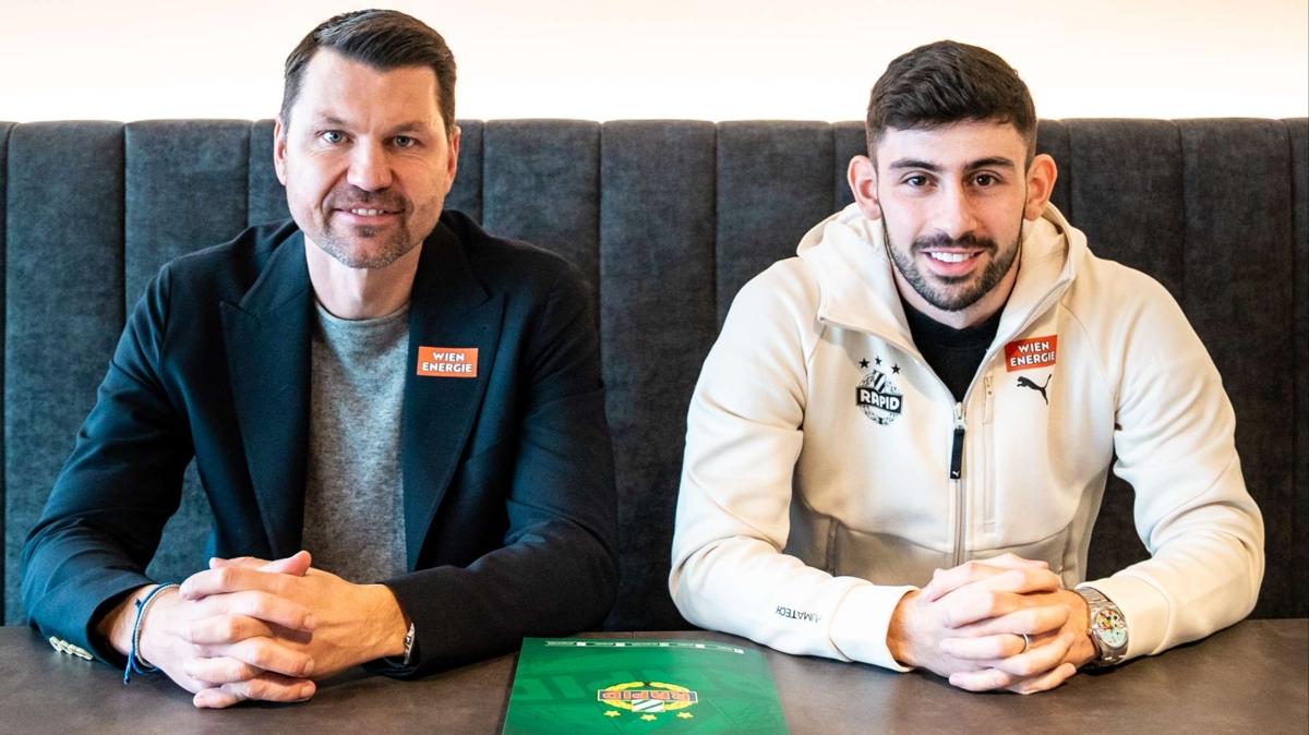 yusuf demir galatasaray transfer rapid wien foto�raflar� resimleri