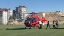 Malatya'da ambulans helikopter 70 ya��ndaki hastaya yeti�ti